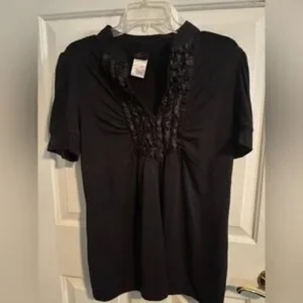 Elegant Black Women's Top